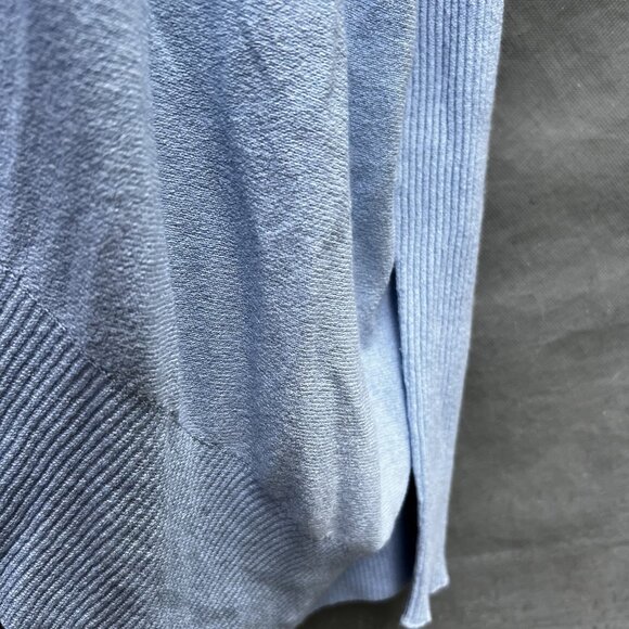 Suzy D London Pastel Sky Baby Blue Batwing Sleeves Lightweight Sweater Spring - Picture 5 of 6